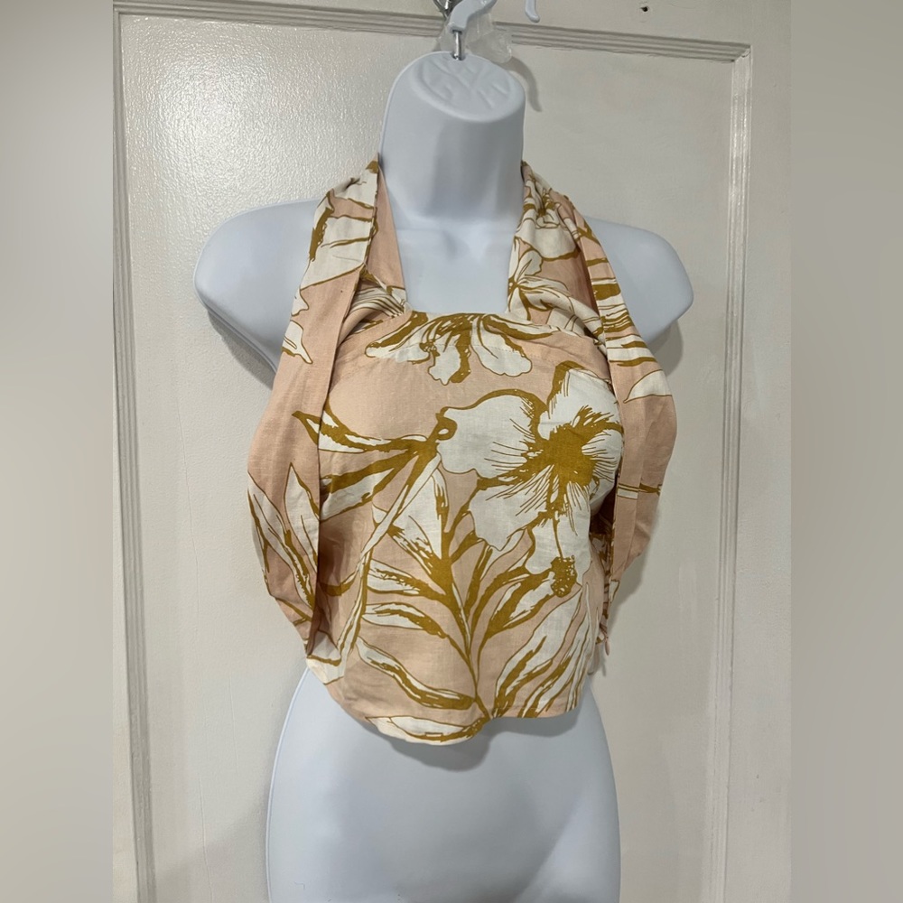Floral Halter Neck Top